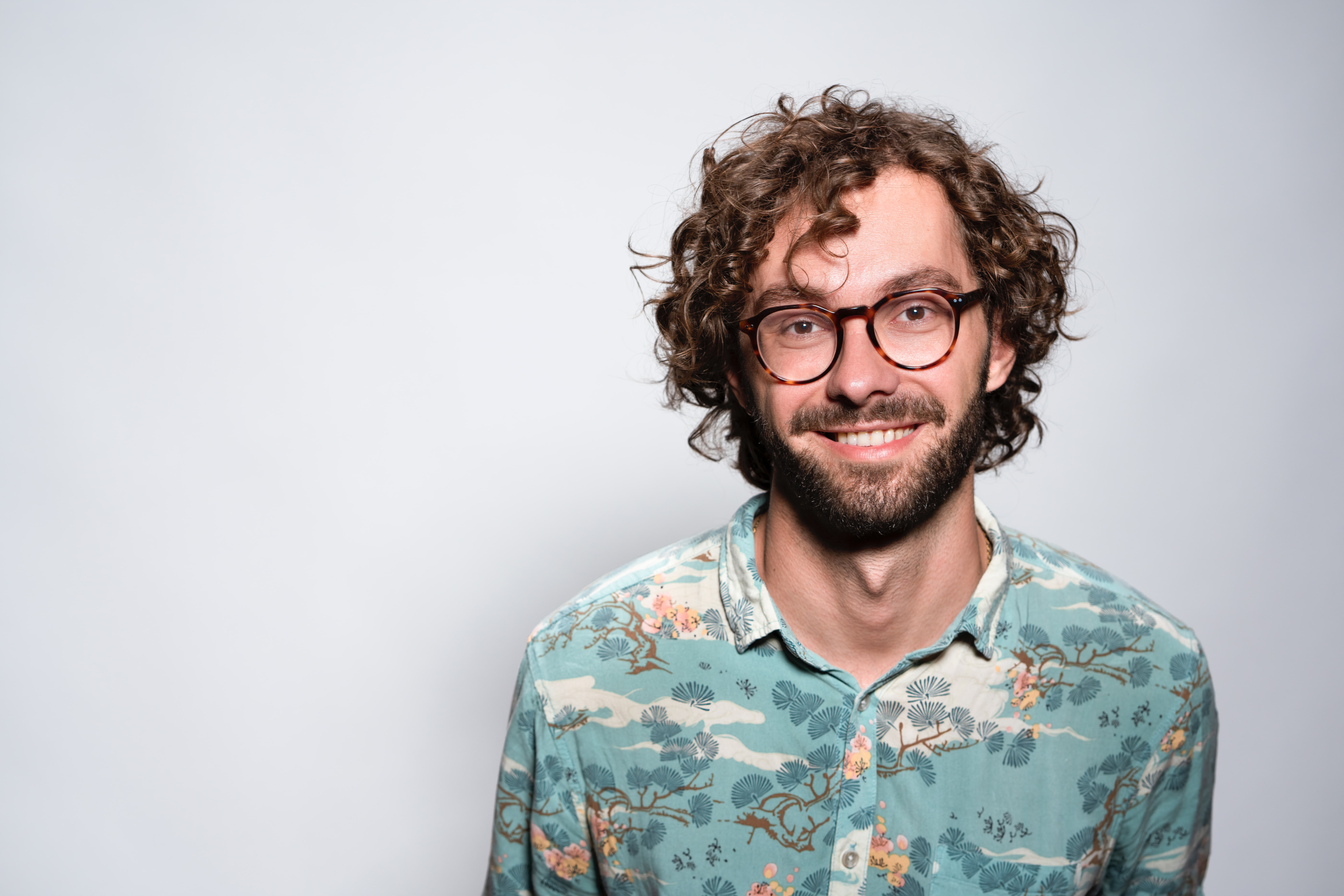 man smiling