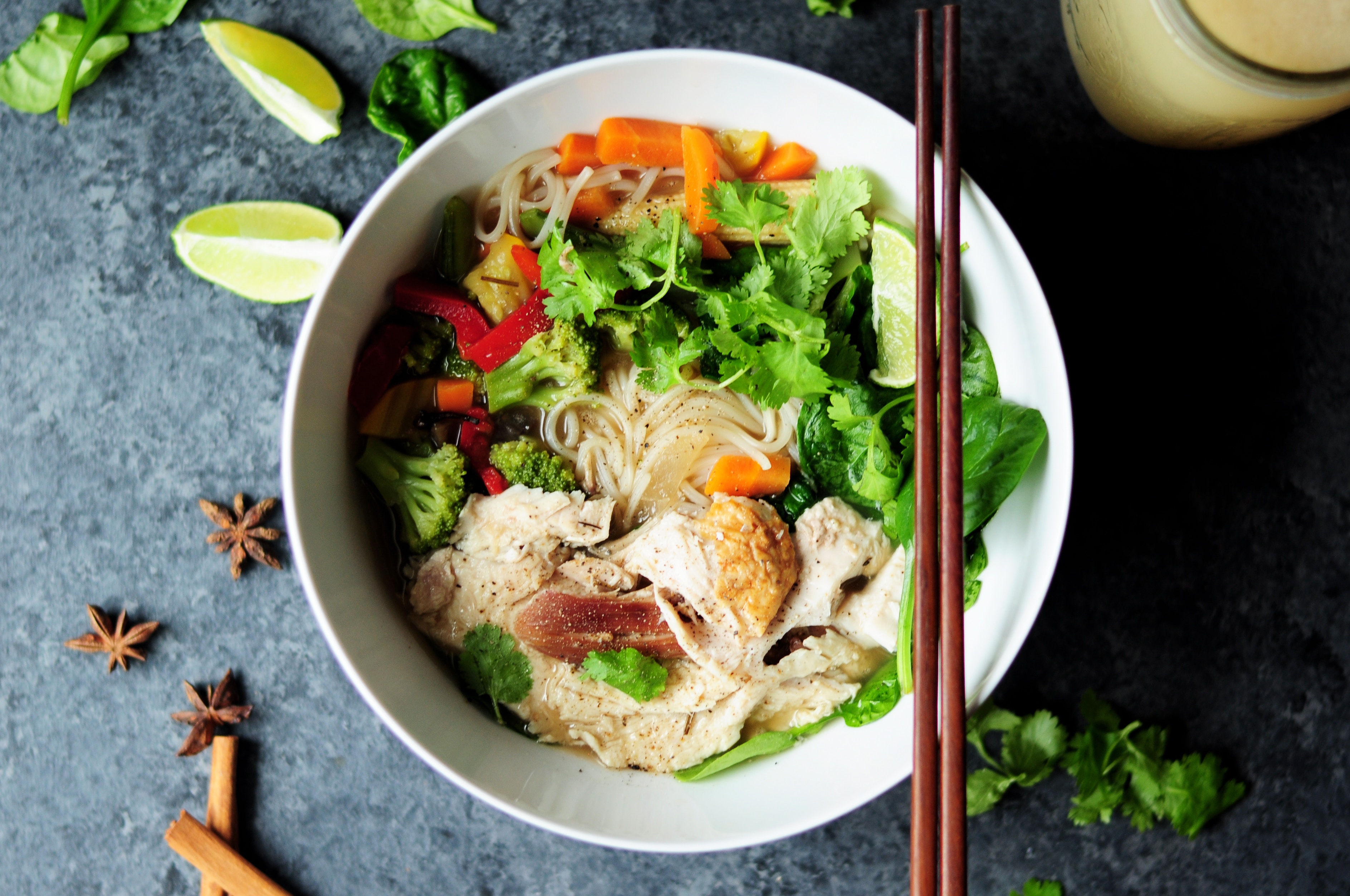 noodes with veggies